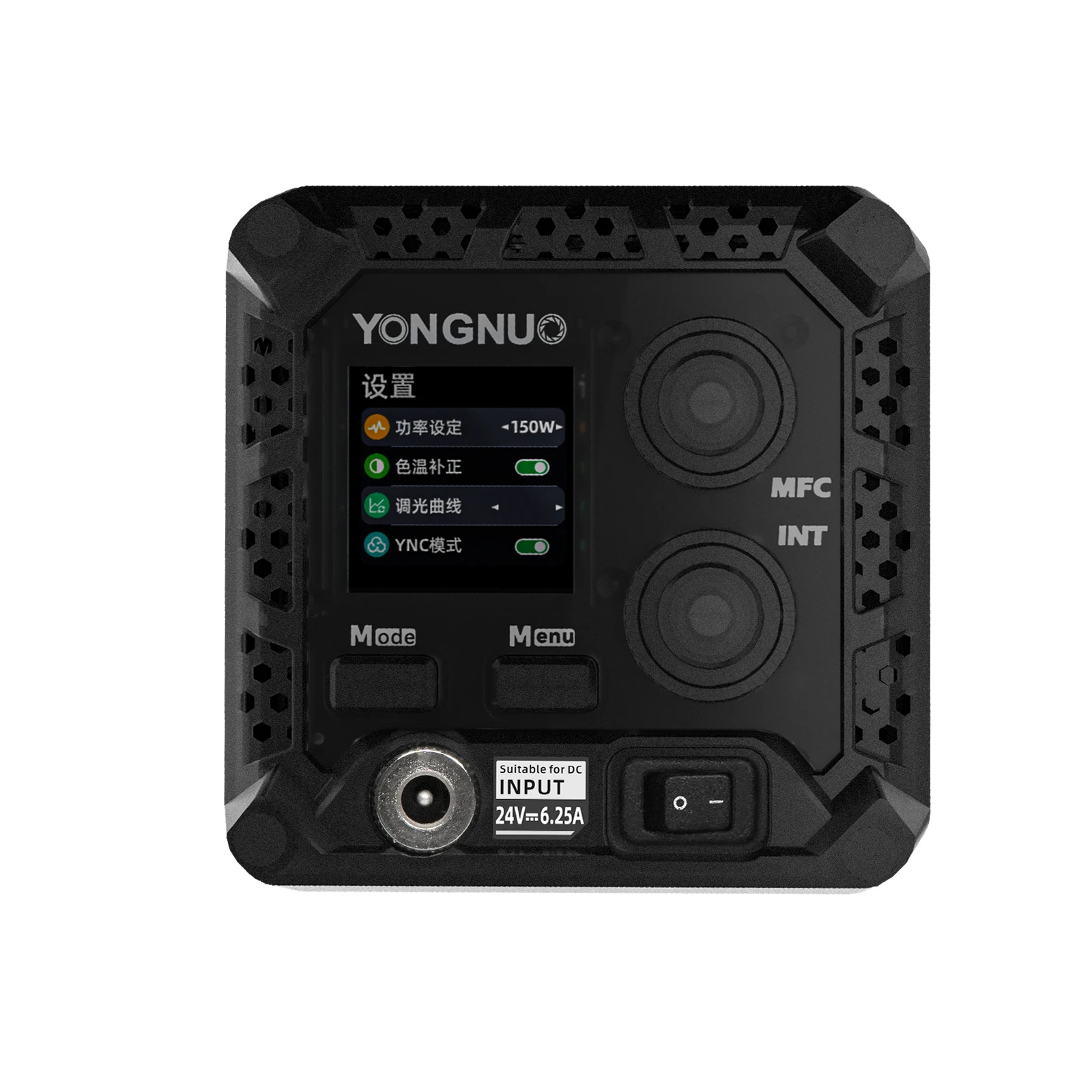 YONGNUO YN150 YN150S 2700-6500K 미니 보웬스 마운트, 휴대용 야외 COB LED 조명, 초상화 웨딩 야외 촬영 유튜브