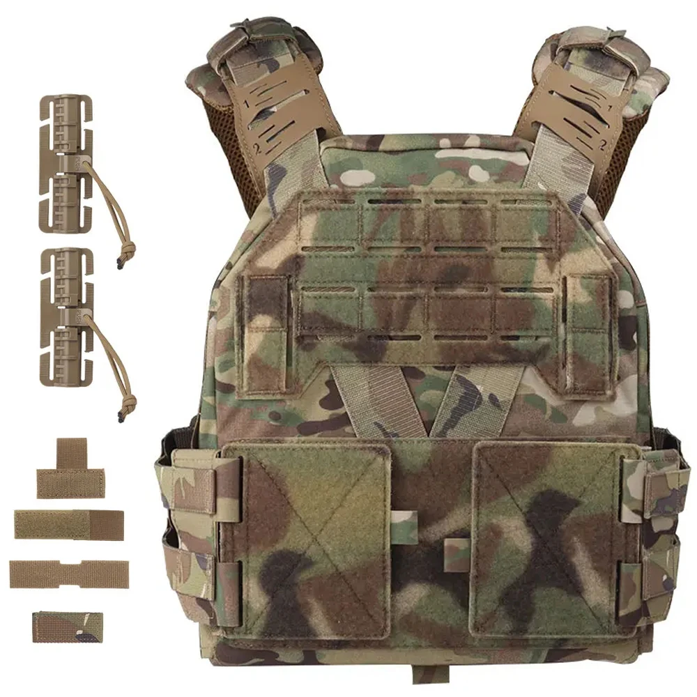 KZ Tactical Vest Plate Carrier Hunting Vest Comfort Lightweight Utility MOLLE Quick Release Agilit Army Airsoft Military Gear