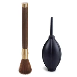 Coffee Grinder Cleaning Tool Set: Air Blower & Brush for Espresso Maintenance & Dust Cleaning (Brush Air Blower)