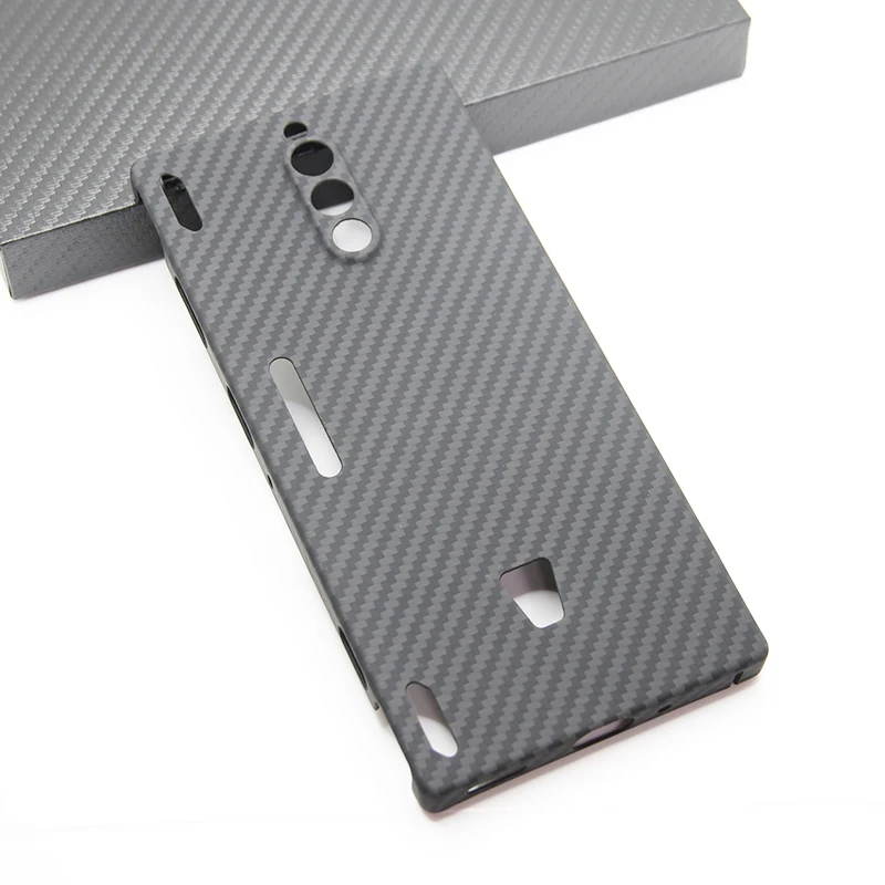 

Genuine Carbon Fiber Phone Case For Nubia Red Magic 8 Pro RedMagic 8Pro Ultra Thin Lightweight Aramid Fiber Armor Back Cover