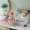Rotating Pen Container Deluxe Puff Easy To Clean Reasonable Structure Home Supplies Large Capacity Cosmetic Box Large Capacity 6