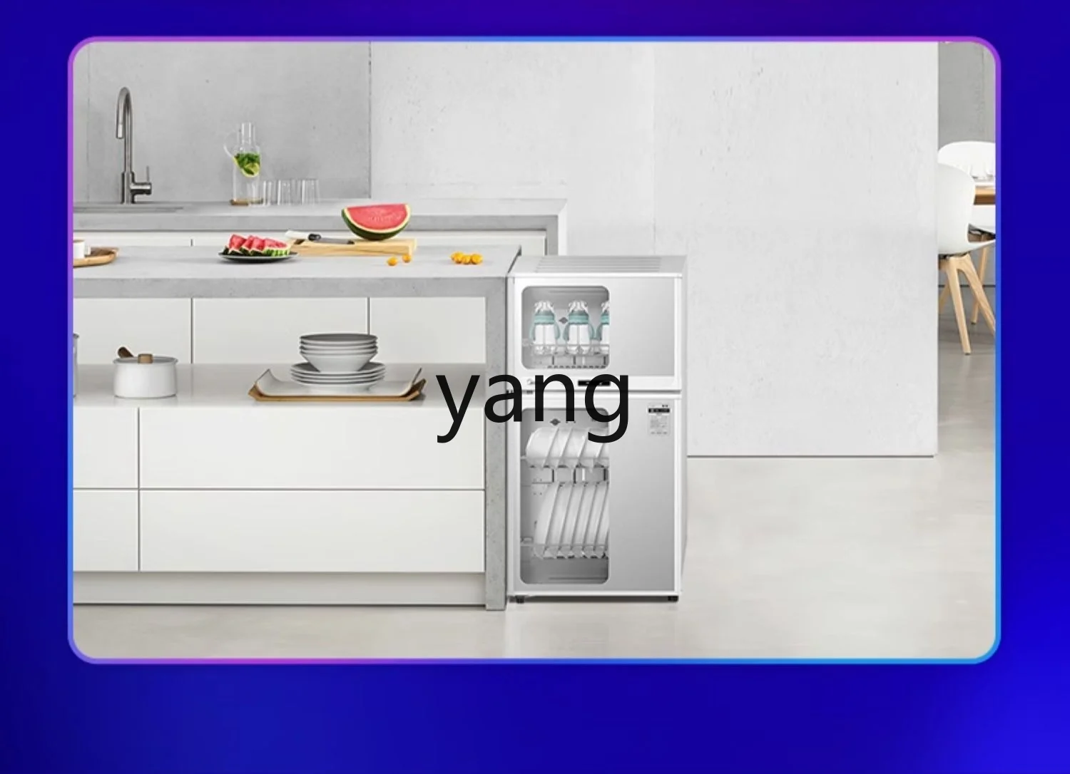 L'm'm Disinfection Cabinet Drying Integrated 80g05 Kitchen Home Standing Desktop Small Bowl Chopsticks Disinfection Cabinet 4