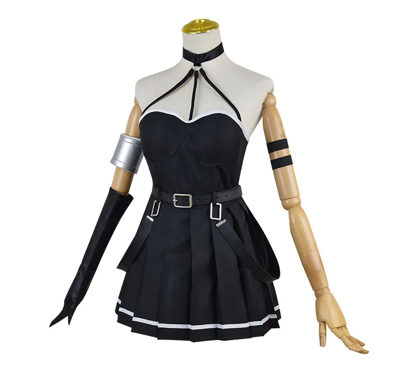Frieren Beyond Journey's End Ubel Cosplay Boots - Black Block Heel Anime Costume Shoes