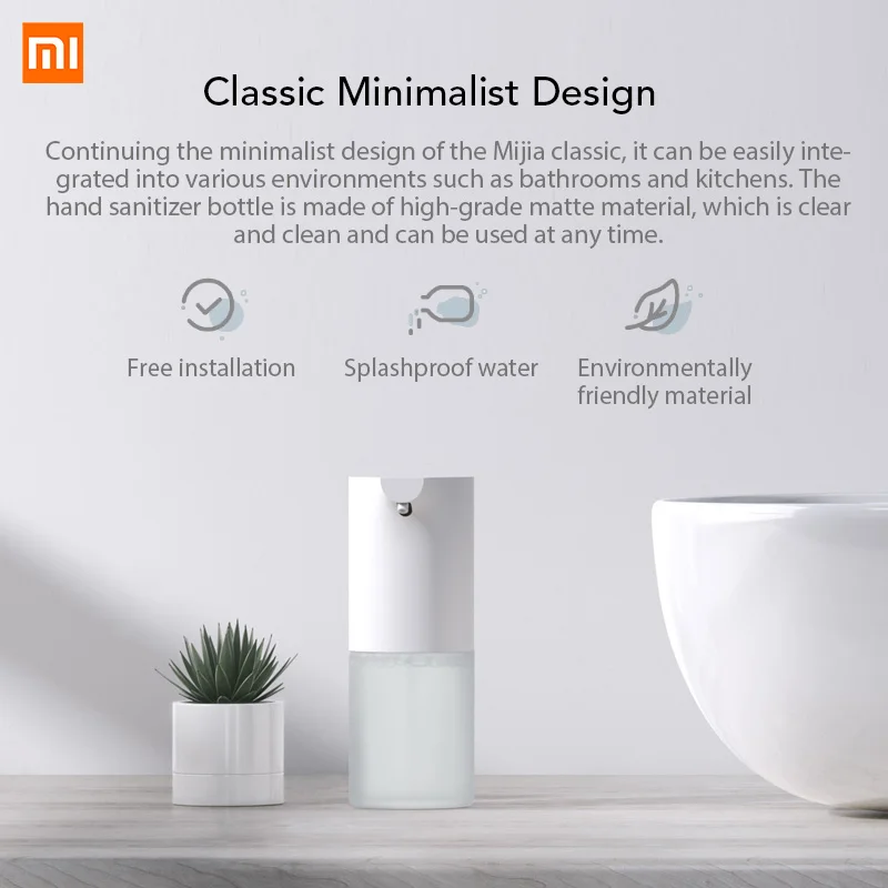 Xiaomi Mijia Auto Induction Foaming Hand Washer Soap Dispenser Automatic Soap 0.25s Infrared Sensor Smart Home Kitchen Bathroom