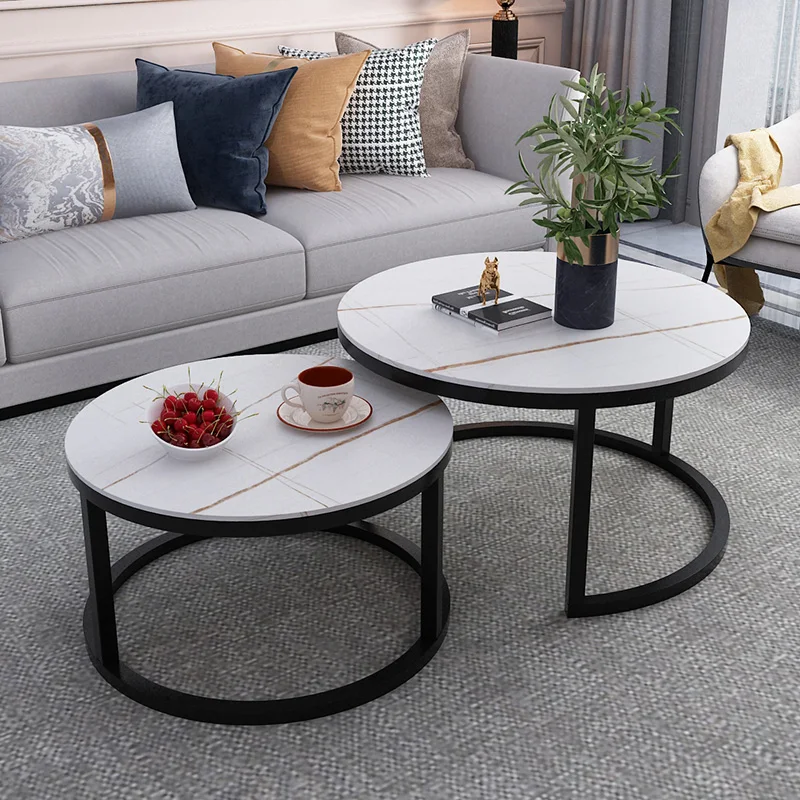 

Hall Entrance Nesting Table Dressing Living Room Round Nordic Coffee TableTea Modern Meubles De Salon Bedroom Set Furniture Z2