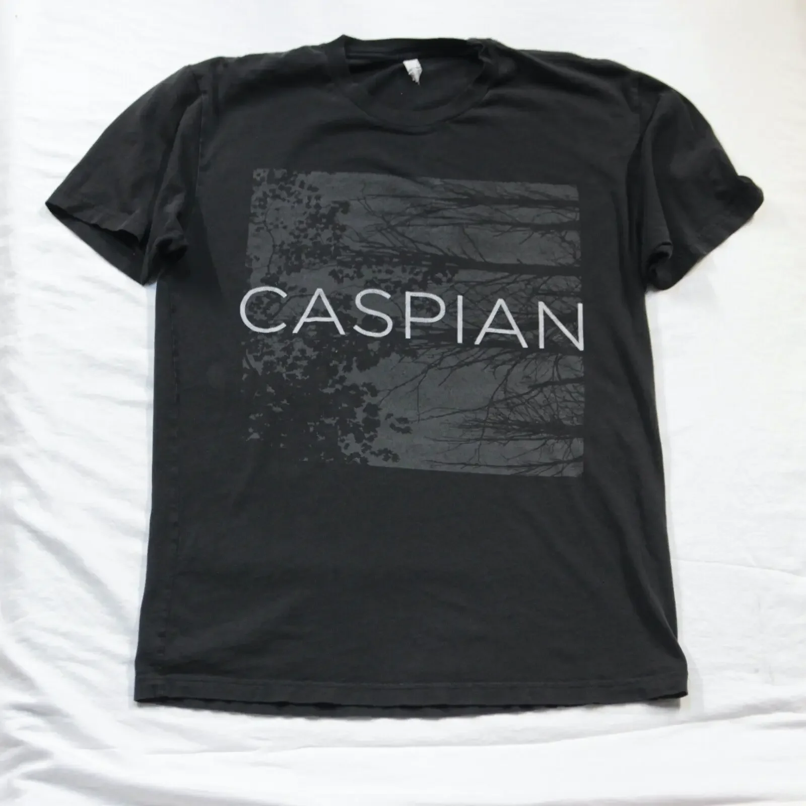 Camiseta de la banda Caspian, camisa del Tour de concierto de Post Rock, Merch, Massachusetts, Indie, Sz M