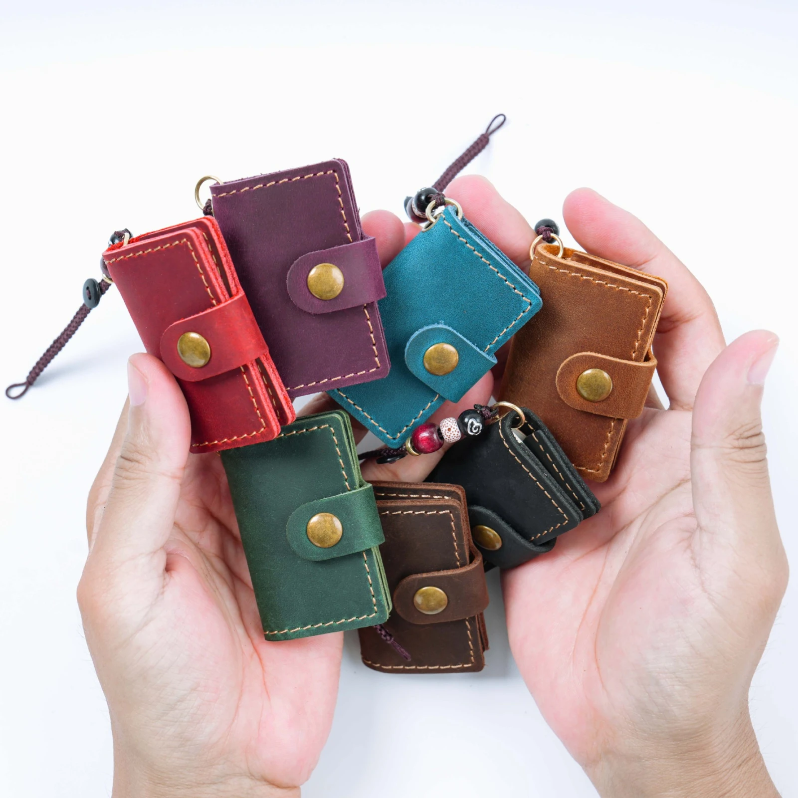 Mini Notebook Planner Vintage Cowhide Leather Diary Journal with Insert Stationery Notepad