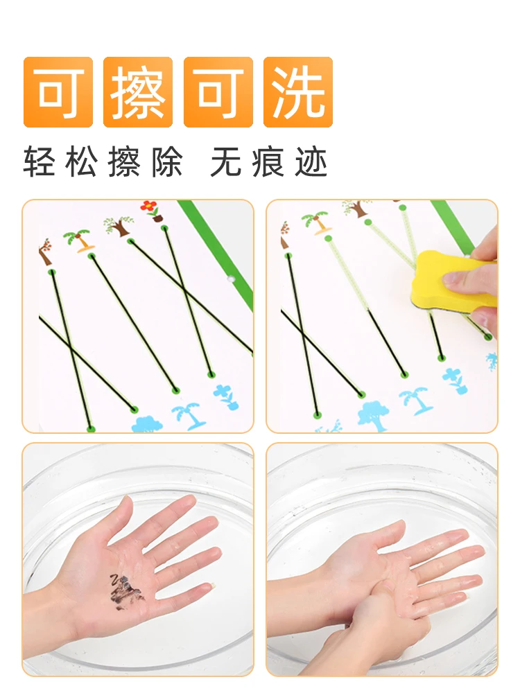 지울 수 있는 미니 어린이용 1 1.5mm 소형 화이트 보드 펜 8 개, 어린이 및 학생용, 지울 수 있는 얇은 헤드, 검정색, 수성 블루, 레드