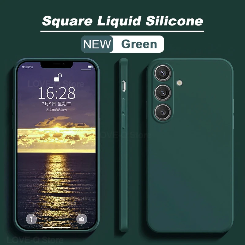 Liquid Silicone Soft Phone Case - Premium Protective Cover