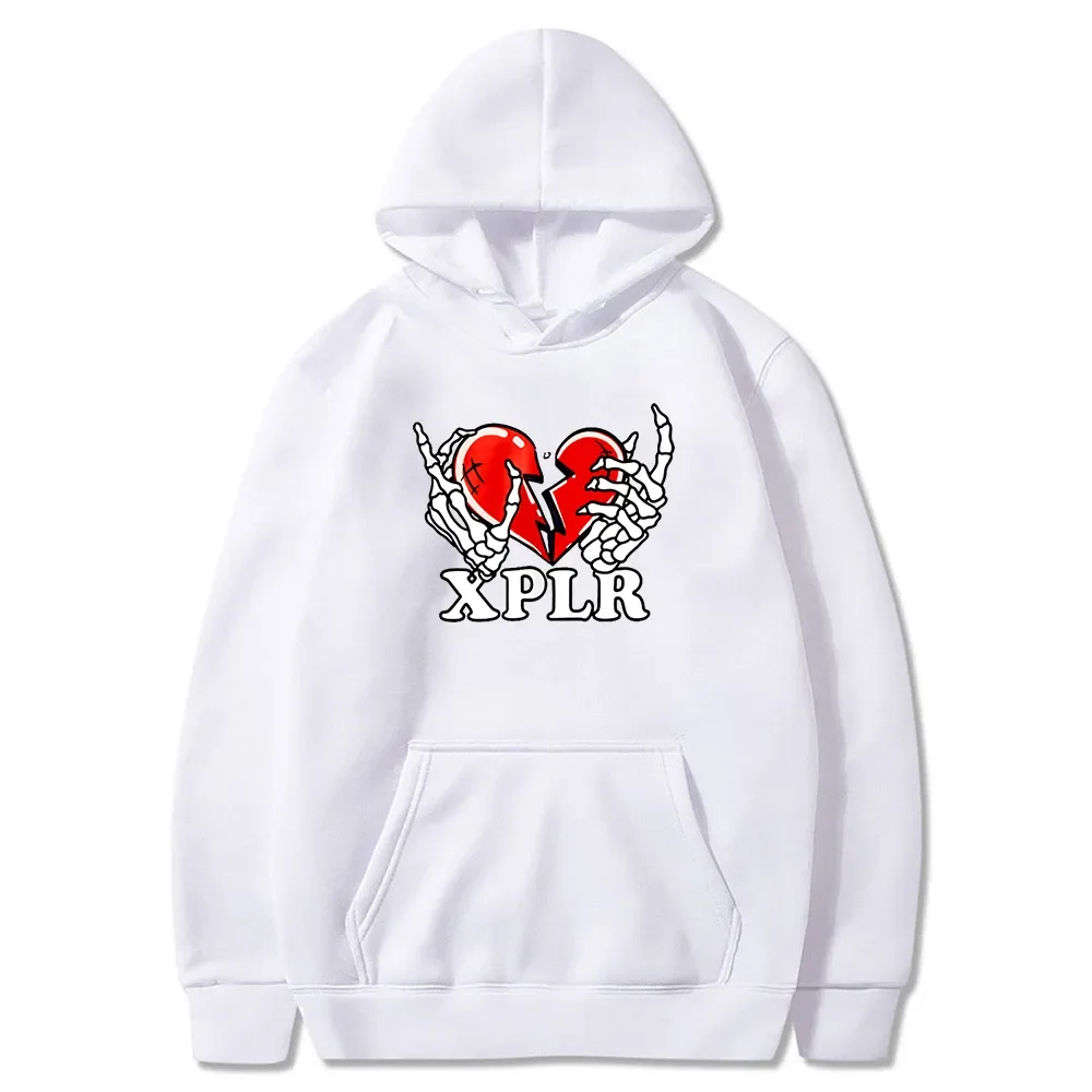 

XPLR Heartbreak Hoodie Sam and Colby Merch Long Sleeve Streetwear Men Women Hooded Sweatshirt 2023 New Logo Fashion Clothes