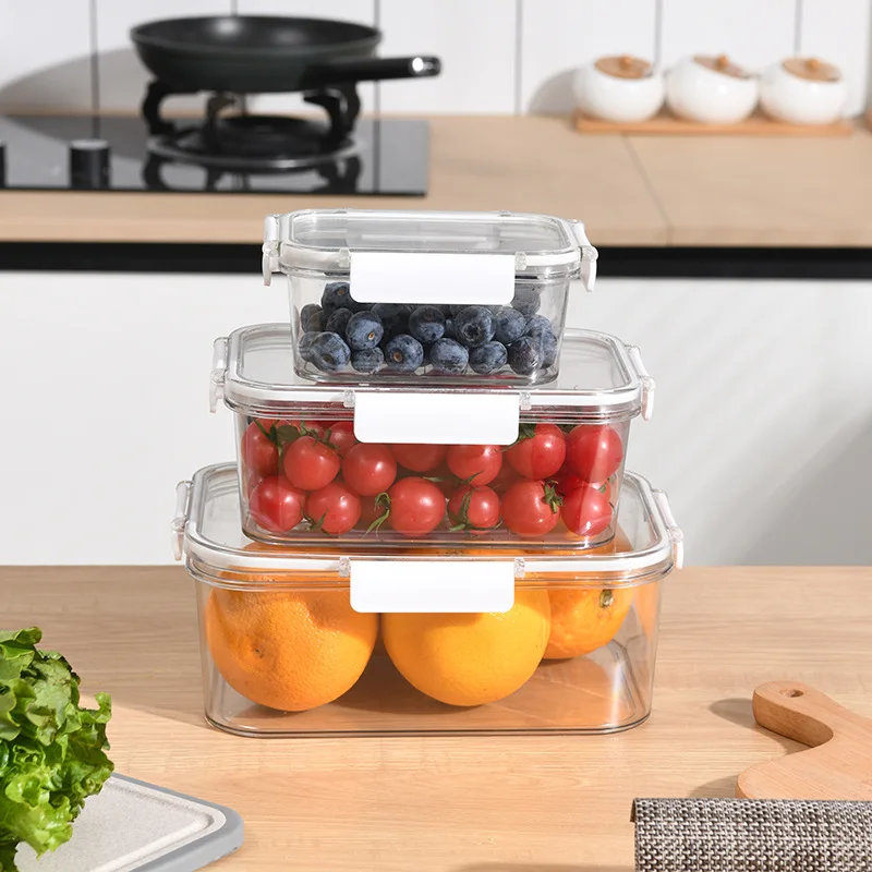 Plastic Refrigerator Meal Prep Organizer  Food Storage Containers  Refrigerator - Bottles,jars & Boxes - Aliexpress