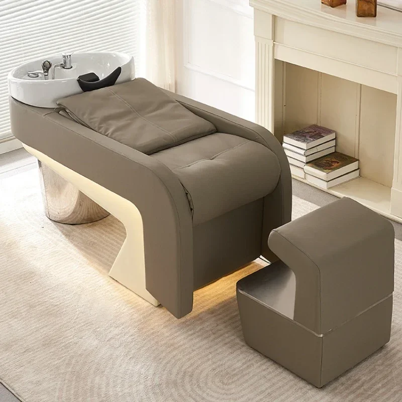 

Minimalistic Lounge Shampoo Chairs Salon Beauty Luxury Haircutting Shampoo Chairs Hair Wash Lavacabezas Salon Furniture WZ50SC
