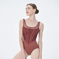 Retro Ballet Leotard Women New Design Spliced Gymnastics Bodysuit Dance wear Adult Elegant Female Yoga Clothing