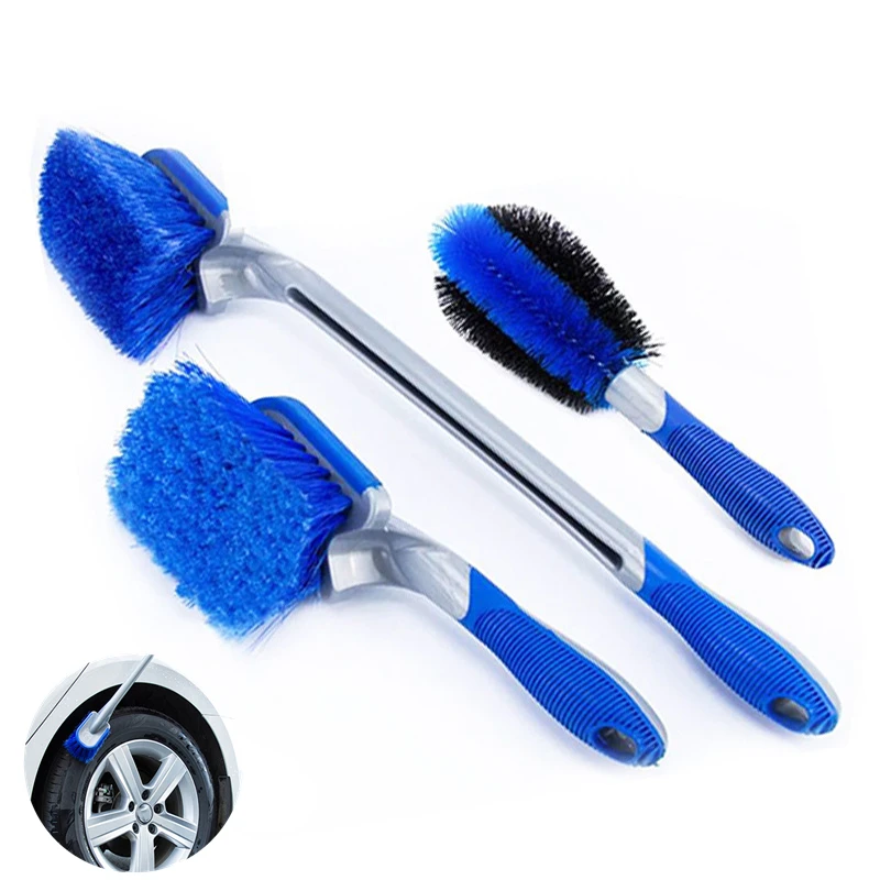 Multifunctional Car Tyre Cleaning Brush Tire Wheel Rim Hub Brushes