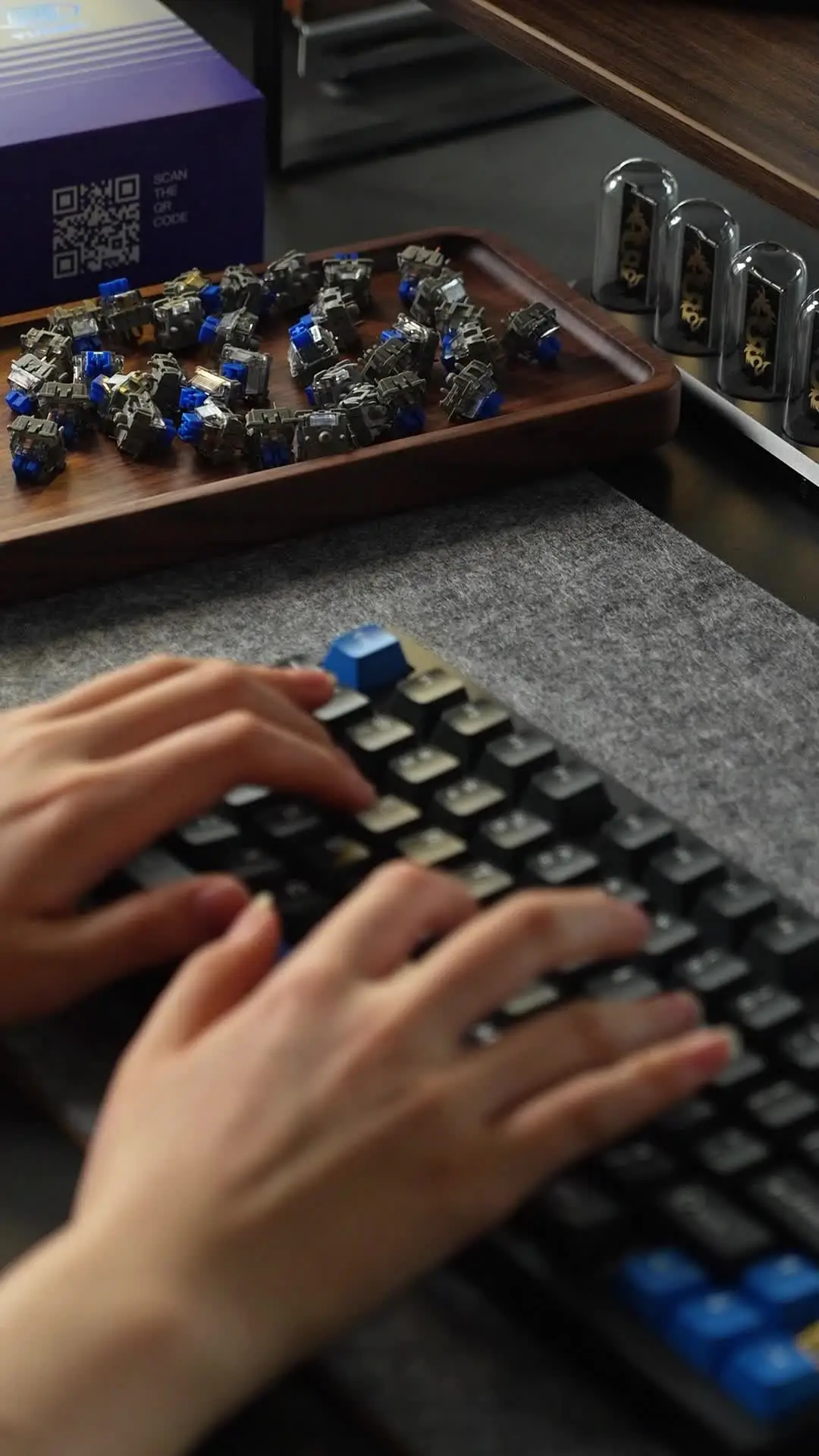 YUNZII AL75 ゲーミングキーボード ブルーグースイッチブラック Amazon.com: YUNZII AL75 Wireless Mechanical Gaming Keyboard