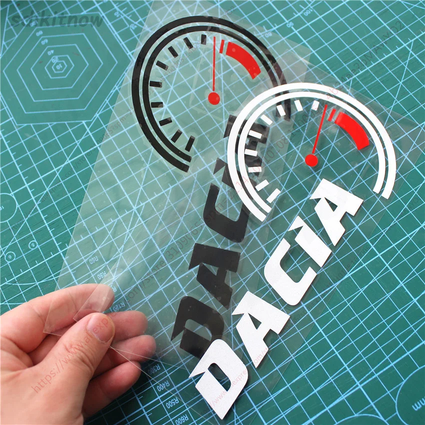 1Pc Car Dash Borad Fari Windows Sports Racing Pvc Vinyl Decal Sticker Per Renault Dacia Logan Duster Sandero Accessori