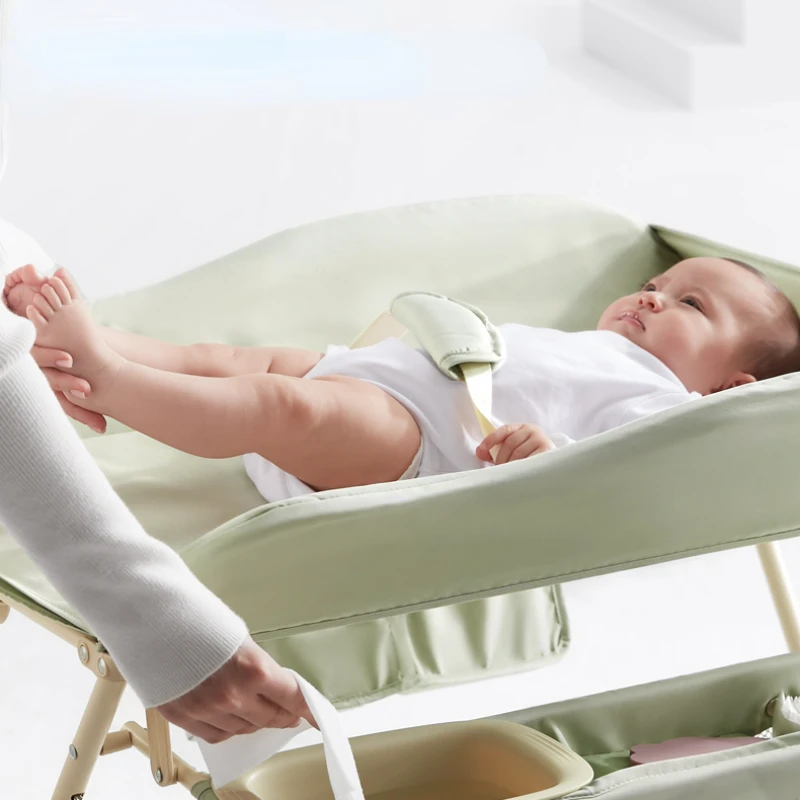 Removable Diaper Table Multi-gear Adjustable Baby Care Table Multi-functional Bath Change Diaper Folding Changing Tables