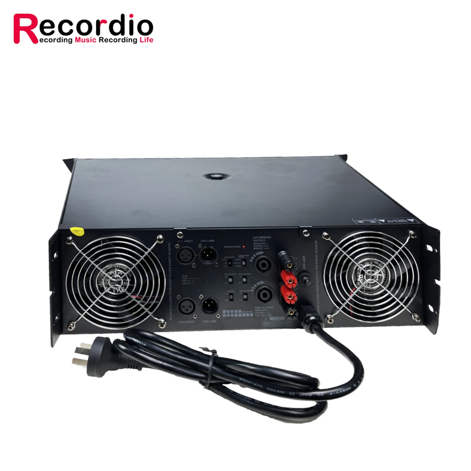 GAP-H1200 3U Power Amplifier 2000W 2 Channels Powerful Amplifier For Professional stage performance High Power And Quality