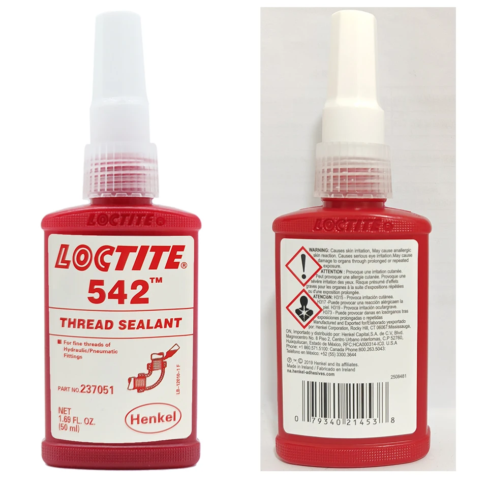 LOCTITE 542 - Thread Sealant - Henkel Adhesives