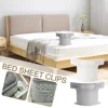 4PCS Adjustable Bed Sheet Clips DIY Invisible Heavy Duty Bed Sheet Holder Non-slip Anti-run Mattress Buckle Quilt Fixing Tool 1