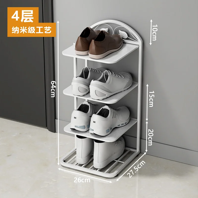 Debao Shoe Rack Storage Cabinet 32 Pairs Organizer Shelf Tall Zapateras for  Shoes Large Free Standing Racks Vertical Black Holder Stand with Cover Two