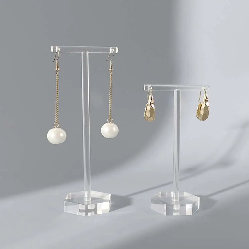 

Organizer Jewelry Shooting Display Props T Shape Earring Hanger Jewelry Display Stand Jewelry Display Earring Holder