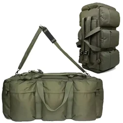 100L Outdoor Tactical Travel Backpack - Large Capacity Duffel for Hiking and Weekend Adventures (Green)