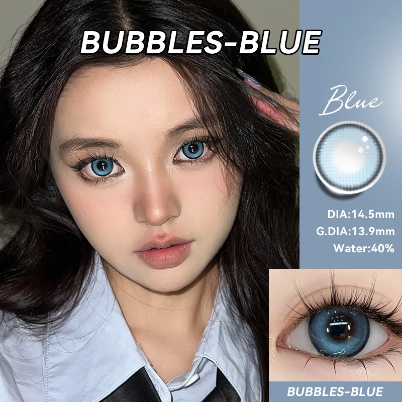 Enhanced Natural Soft Grey Colored Contact Lenses - 14.5mm, 2-Pack, 6-Month Wear