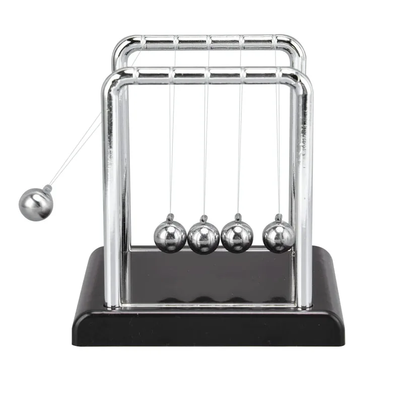 Newton Cradle Balance Ball Swinging Science Phyic Gadget Dektop Kinetic Motion Toy For Home And Office Novelty_voghion.com