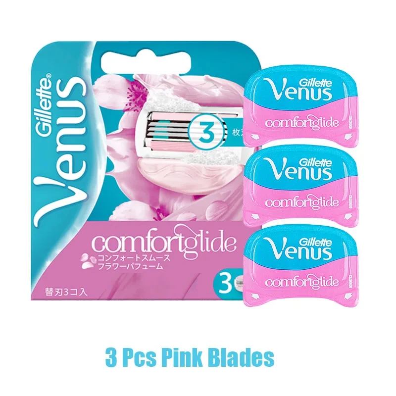 גילט ונוס מכונת גילוח בטיחות לנשים לפנים, זרועות ורגליים לגילוח מכונת גילוח 3/5 שכבות להבי גילוח ספרבר