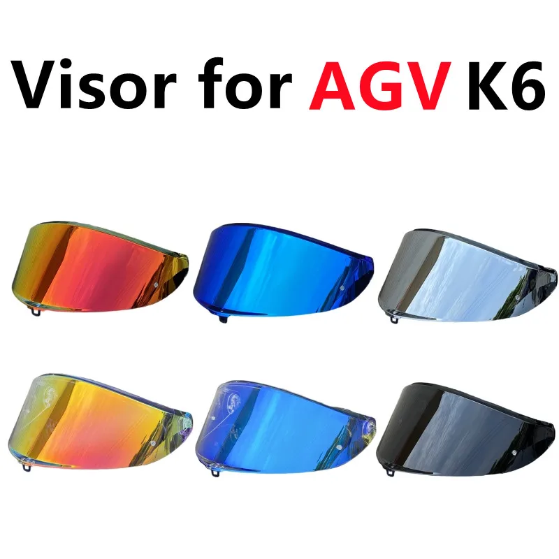 K6 Helmet Lens Face Shield Windproof for AGV K6 K6S Visor Motorcycle Accessories Visera Casco Polycarbonate Visière UV Cut