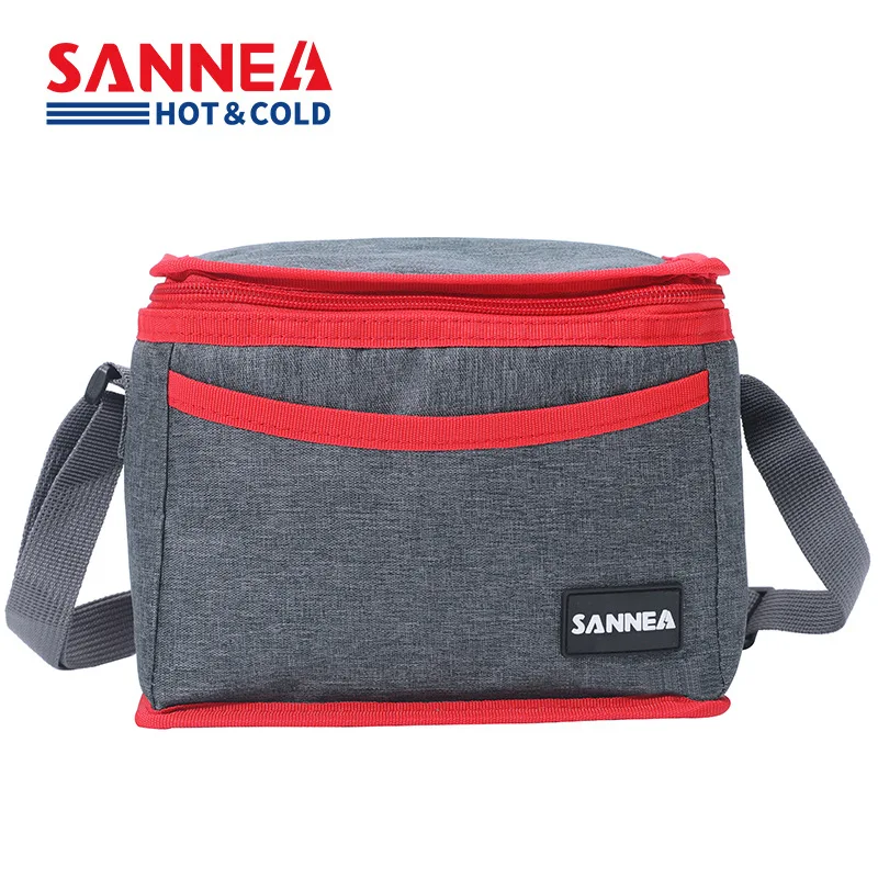 

SANNE 5L Oxford Vintage Classic Style Thermal Lunch Bag Waterproof and Thickened Insulated Cooler Bag Outdoor Protable Ice Pack