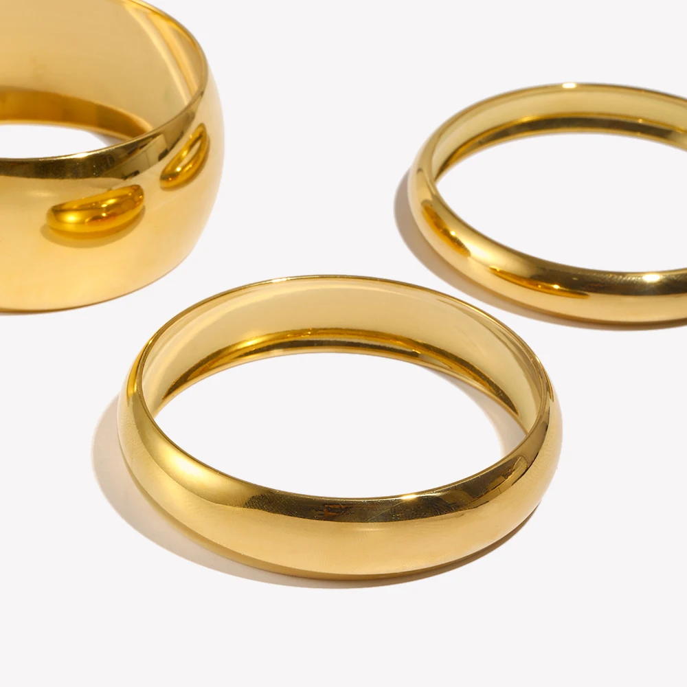 MamacaSlay Set di Gioielli in Acciaio Inossidabile 316L con Collana e Bracciale a Catena in Maglia Placcata Oro 18K Impermeabile per Uso Quotidiano Femminile  36