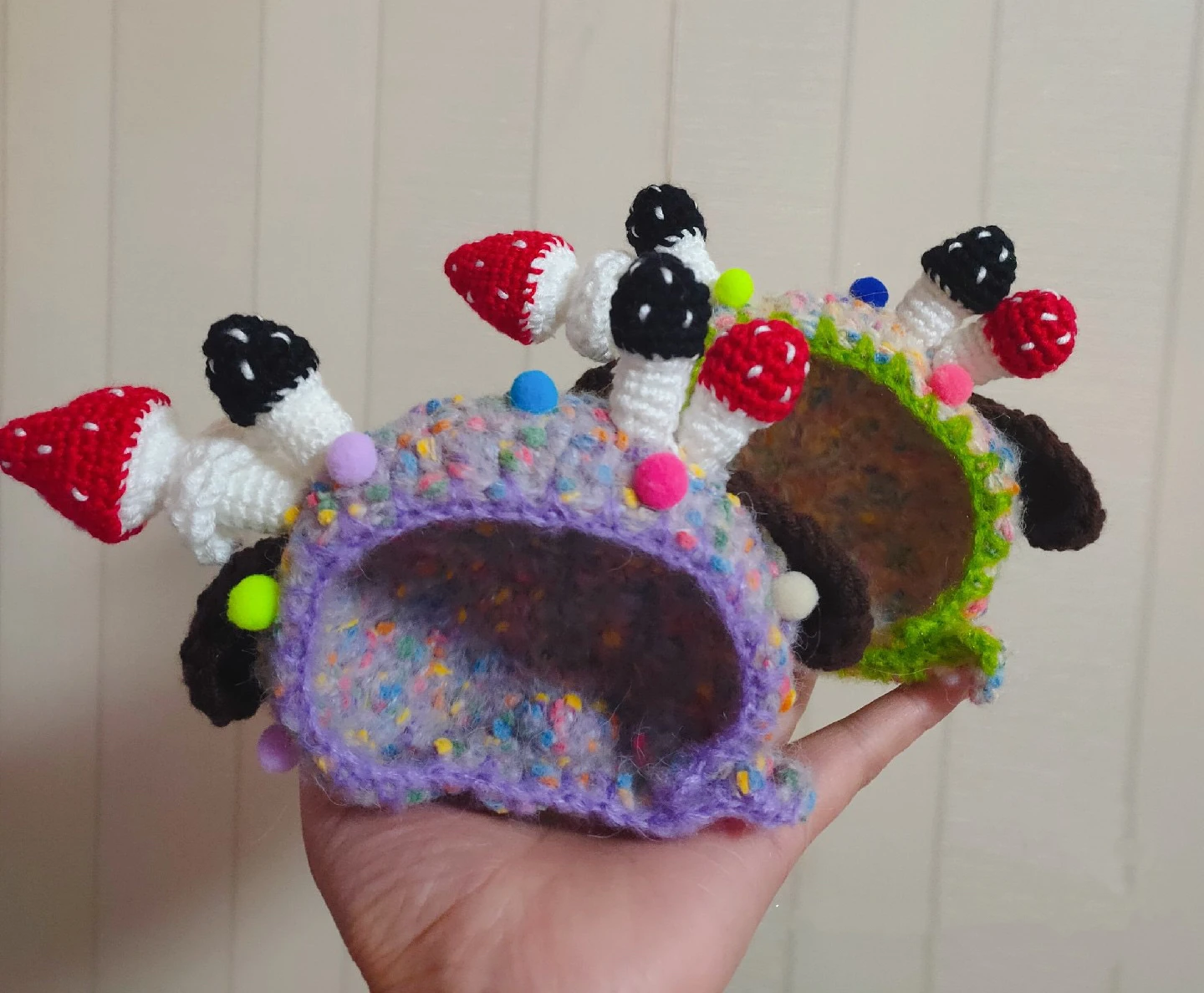 

Dula Handmade Little mushroom colored yarn Knitted hat cap Blythe ob24 ob22 ob11 Azone Licca ICY JerryB 1/6 Bjd Doll Accessories