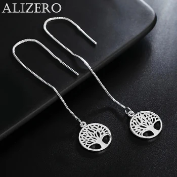 Round tree long Earrings for Women party wedding  Christmas Gifts