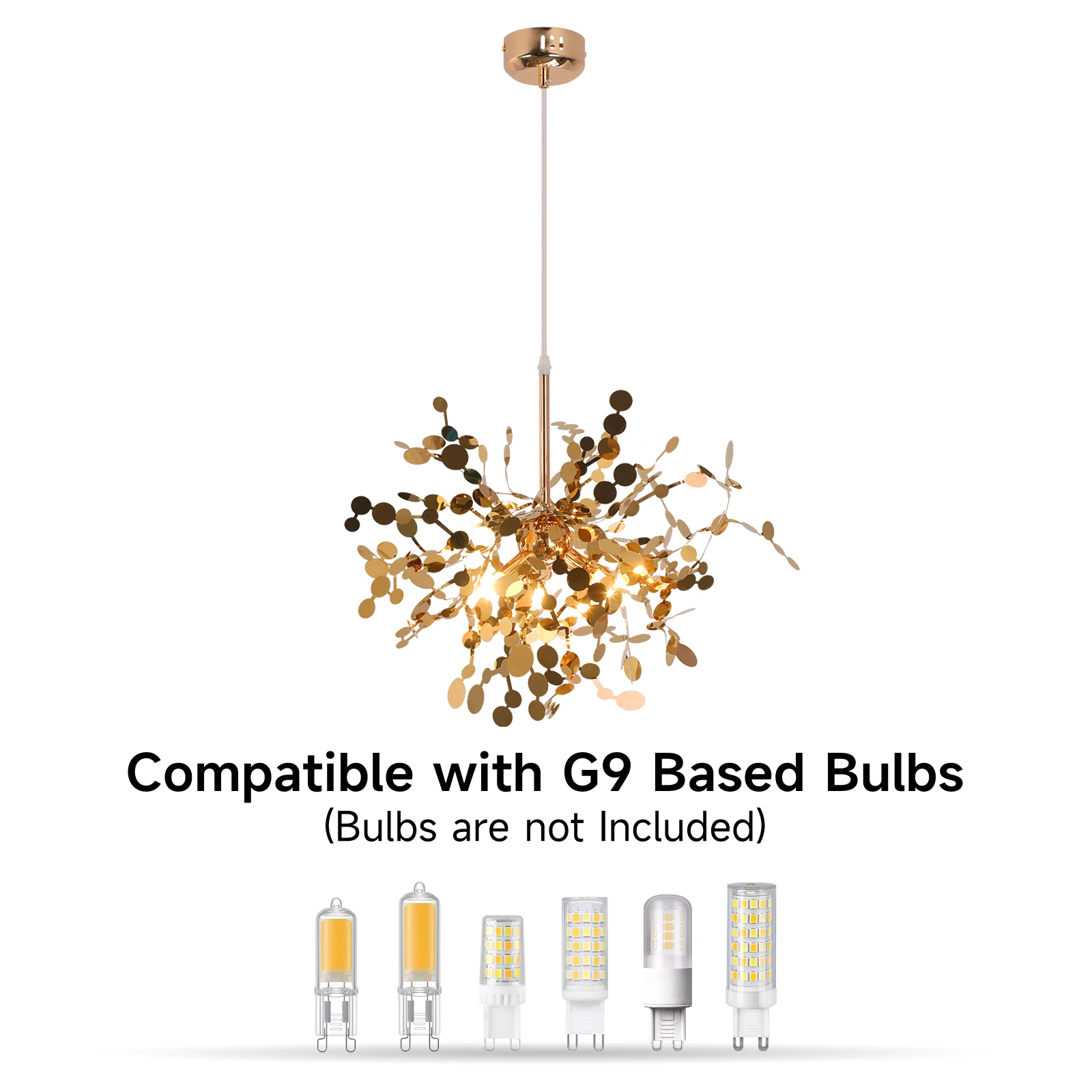 Led Firework Gold Chandelier Modern Pendant Light Ceiling Lamp Dining Room Kitchen Island Nordic Luminaire Home Decor Fixture
