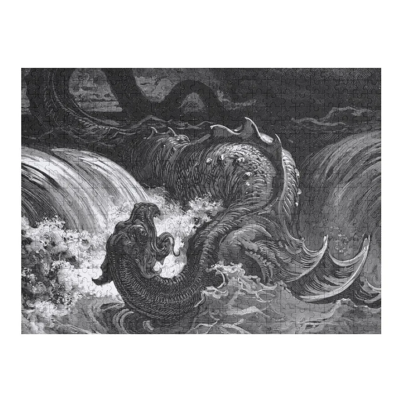

Gustave Doré - Leviathan Jigsaw Puzzle Jigsaw Custom Jigsaw Pieces Adults For Kids Personalized Child Gift Puzzle