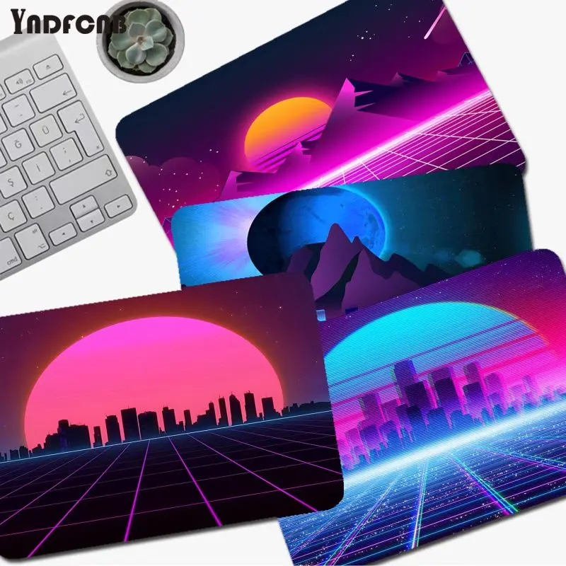 

Cartoon 80's Color Mousepad 25x29cm Small Gaming Mouse Pad Gamer Desk Mat Keyboard Decoration Mause Pad Office Desk Accessories