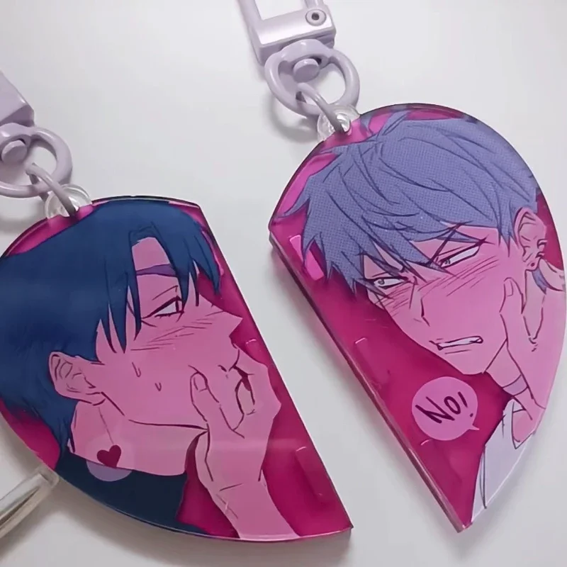 Anime Alien Stage Ivan Till Keychain Unisex Acrylic Couple Pendant Key Chain 2Pcs/set Magnet Keyring Bag Accessories anime keychain keychain pendant