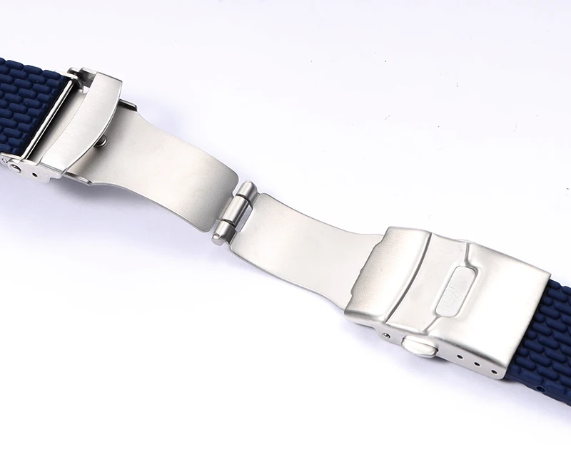 Фото Ремешок для часов Tissot Mido Seiko Citizen Tudor Samsung Active, мягкий силиконовый браслет для наручных часов, аксессуары для часов 18 19 20 21 22 24 мм, 43 мм 47 мм №5