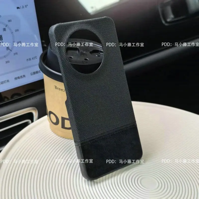 Luxury PU Leather Hard Back Cover - Shockproof Bumper Case