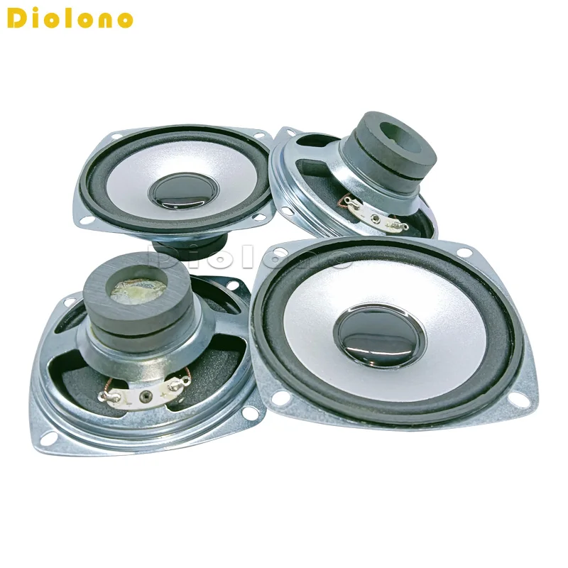 4 Ohm 3W Loudspeaker 78MM 3 Inch Square Speaker 32MM Double External Dual Magnetic Black Bright Cap Foam Edge