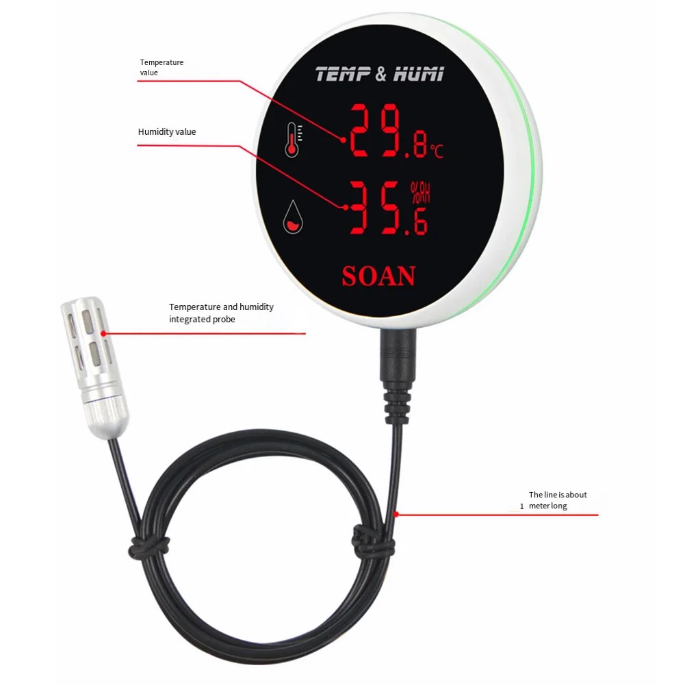 Рисунок 4 - Датчик влажности и температуры Tuya с Wi-Fi