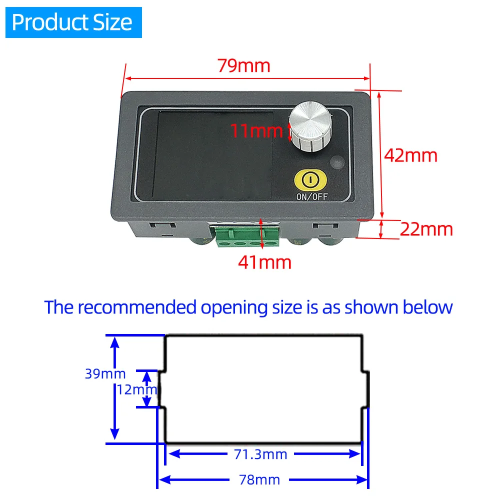 400W 50V 8A Variable DC DC Buck Converter CC CV Adjustable Power Supply Module Laboratory Step-Down Voltage Regulator WIFI APP
