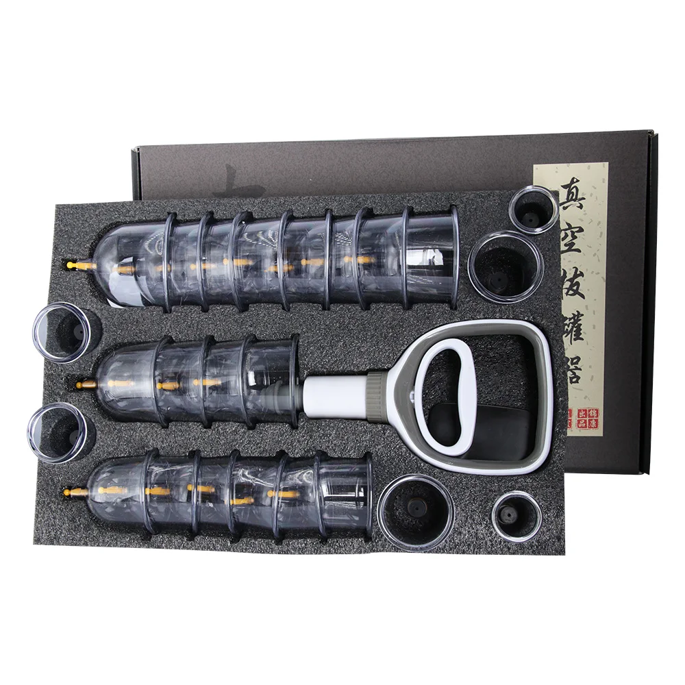 Cupping Massager Set Vacuum Cups 12/20/24 Cans