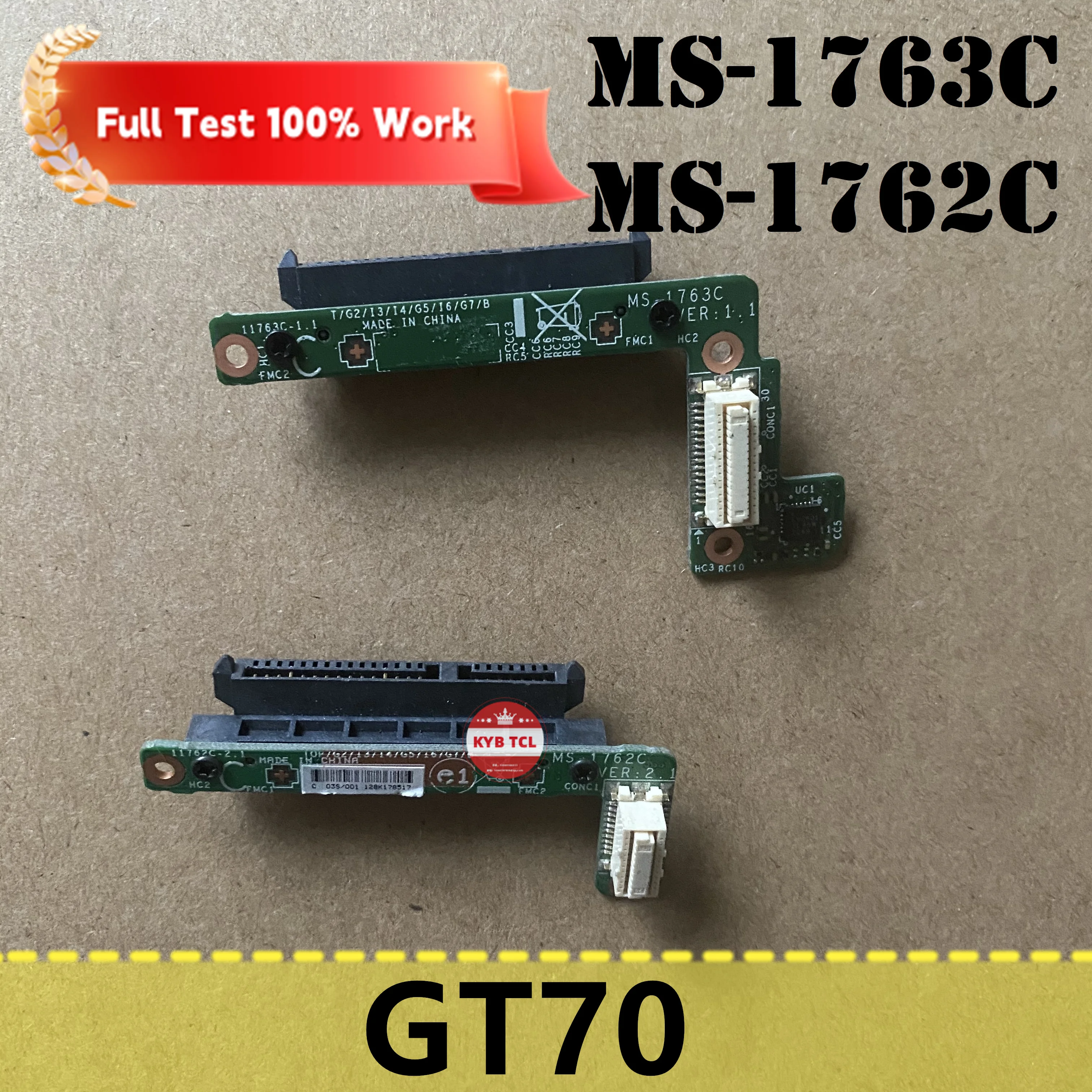

Laptop SATA HDD Hard Drive Connector Board For MSI GT70 MS-1763C MS-1762C Notebook