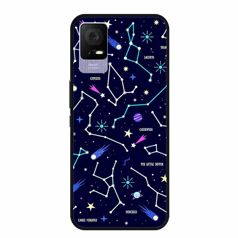 Fashionable Soft TPU Silicone Phone Cover - Stylish Painted Bumper Case