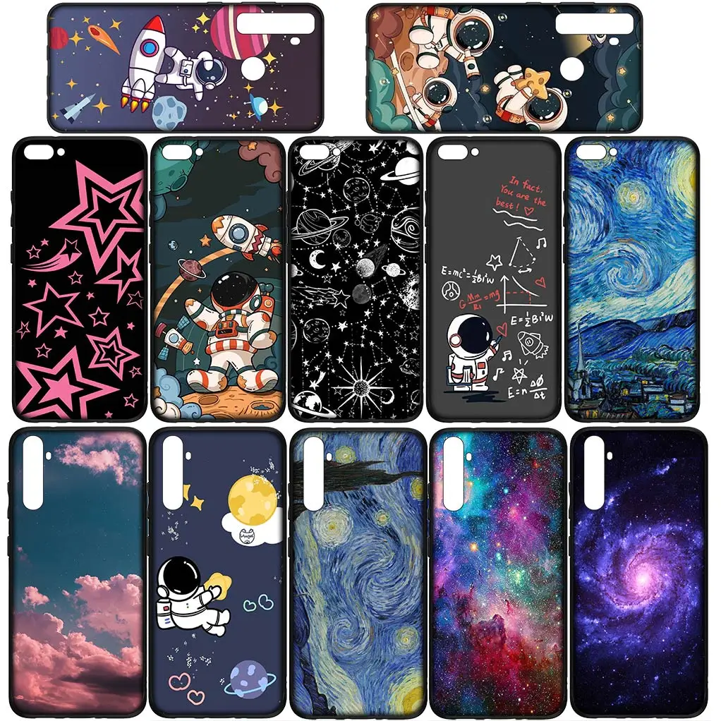 Cosmic Astronaut Galaxy Stars Phone Cover