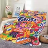 F-Fanta Logo Fashion Blanket Skin friendly comfort warm soft plush blanket suitable sofa living room office bedroom 3