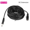 5.5 x 2.1mm DC Power Connector Jack Adapter Cord 12V DC Female Male Extension External Plug Cable for CCTV WIFI Camera Led 1